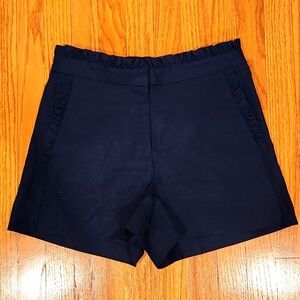 NWT JCrew Navy Linen Shorts // Size 00